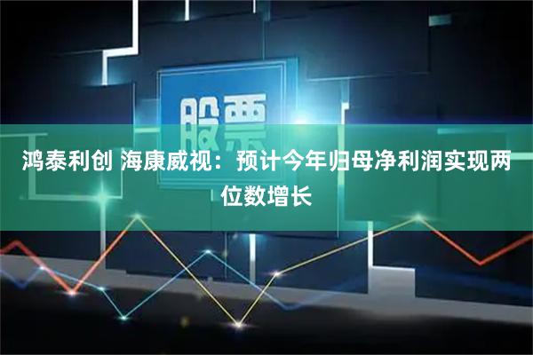 鸿泰利创 海康威视：预计今年归母净利润实现两位数增长